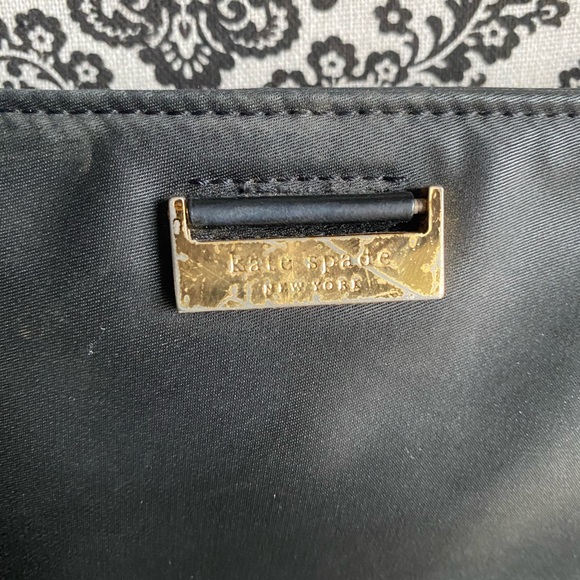 Kate Spade New York Black Nylon Gold Hardware Tote Bag - Picture 5 of 9